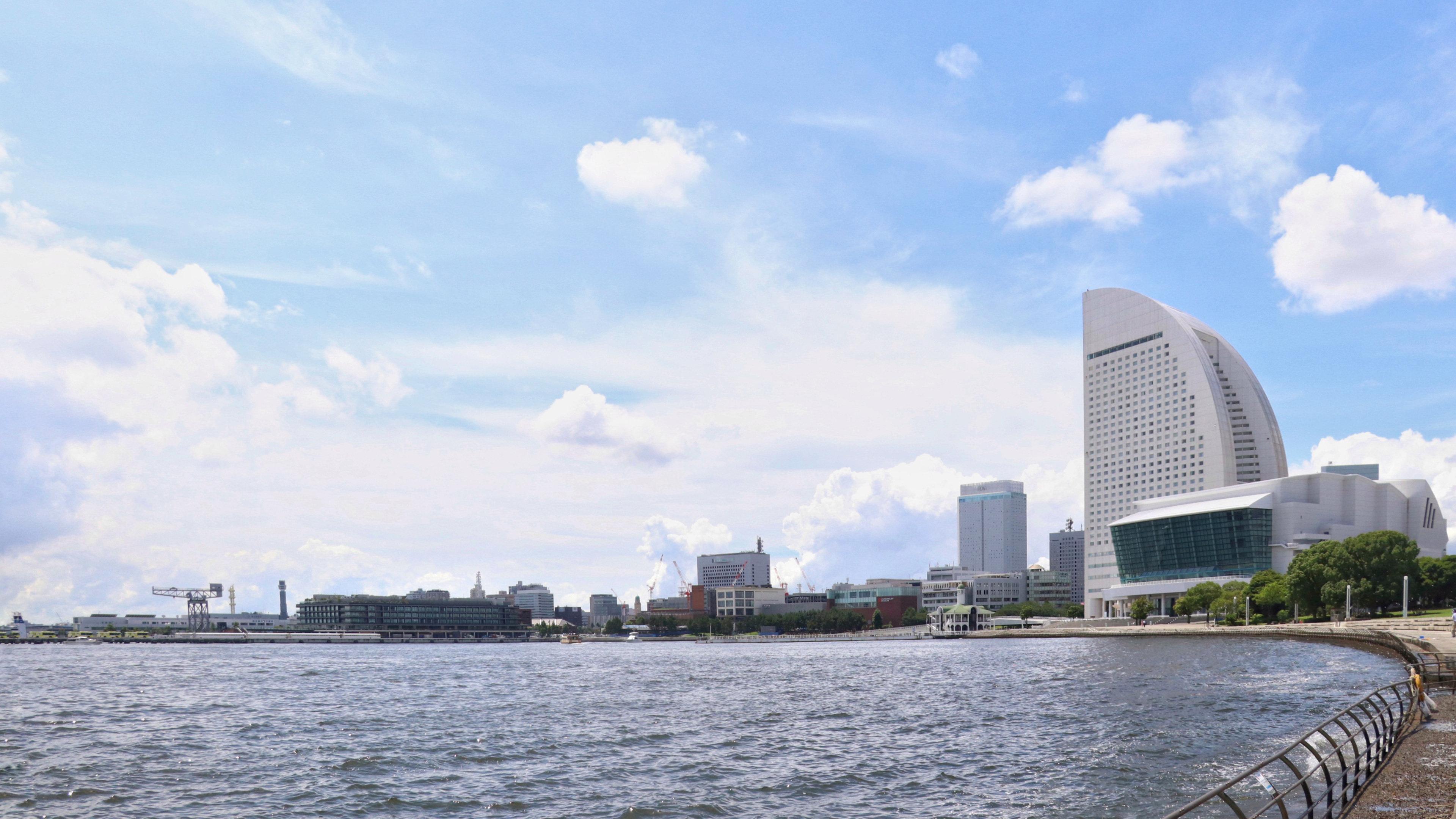 Hotel Intercontinental Yokohama Grand By Ihg Exteriér fotografie View of the port of Nagoya