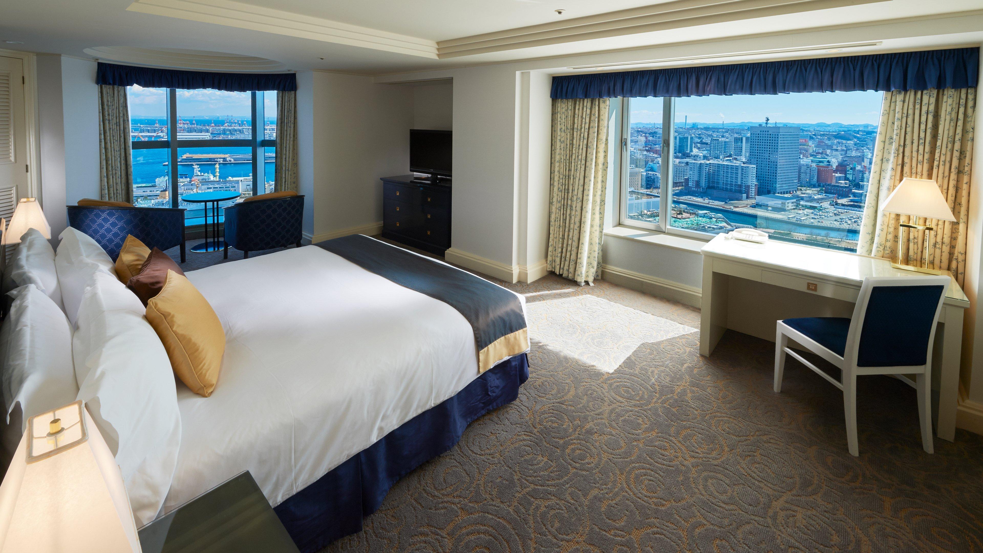 Hotel Intercontinental Yokohama Grand By Ihg Exteriér fotografie A bedroom at the hotel